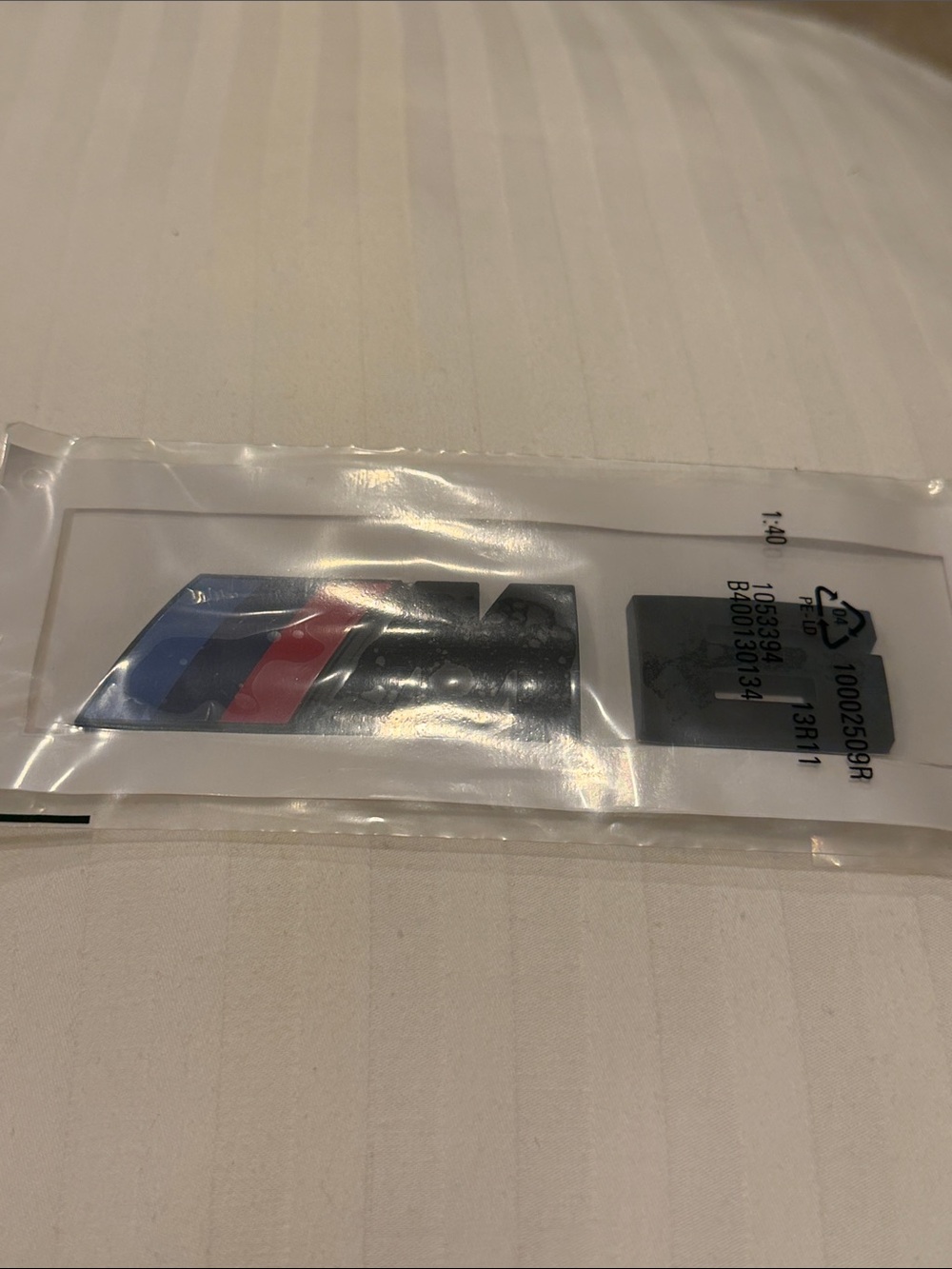 OEM BMW M Badge Emblem in Blue Red Black